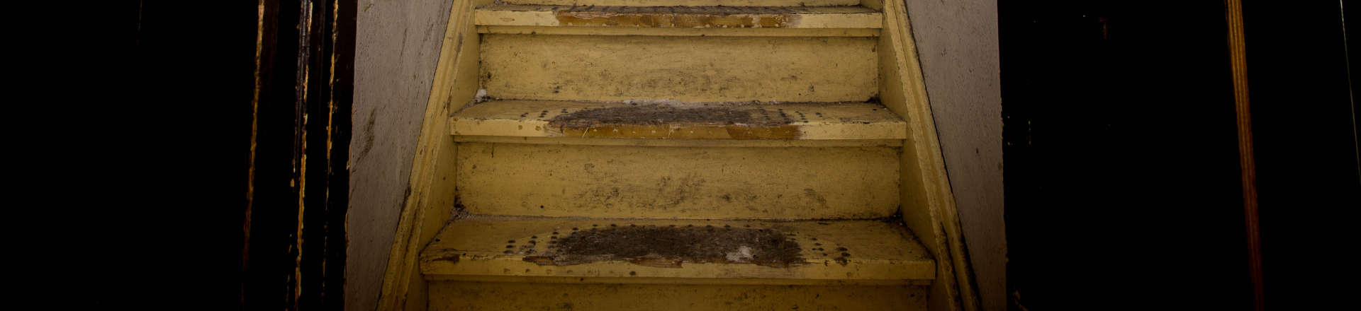 old broken stairs