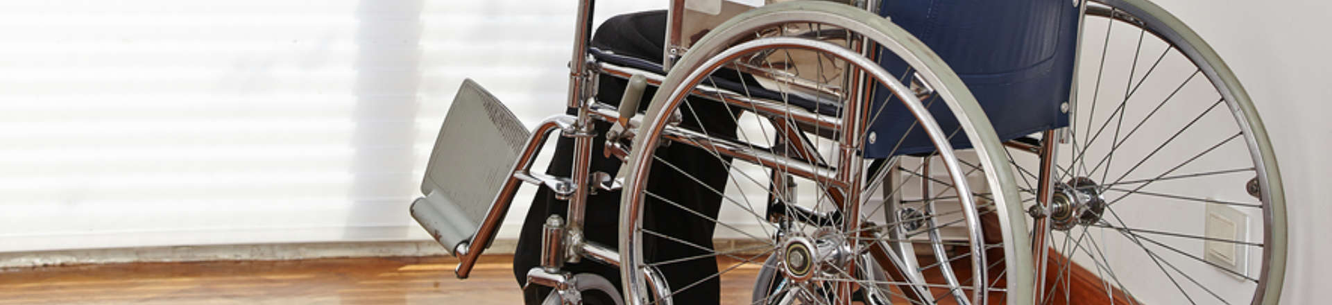 a wheelchair