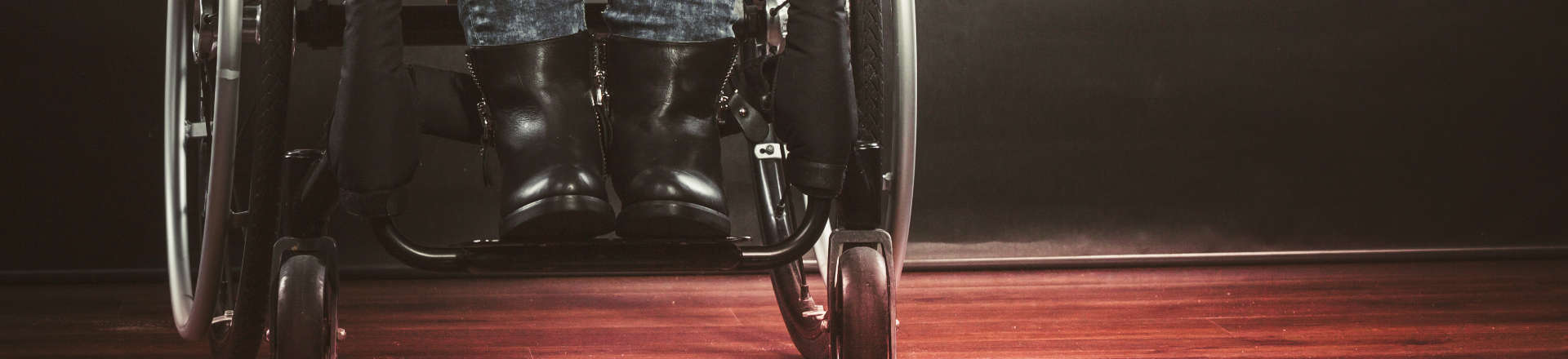 a person in a wheelchair