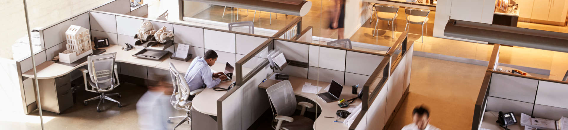 an office area