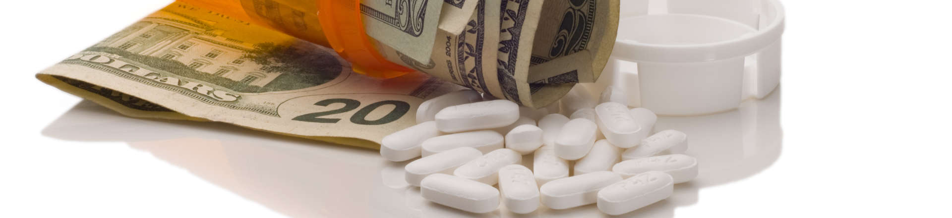 banknotes and medicines