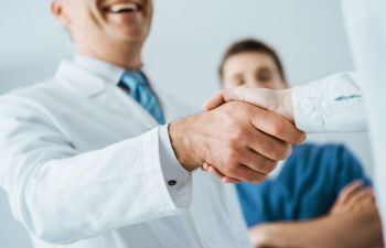 Shaking a Doctor's Hand