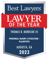 best lawyers lawyer of the year thomas s. burnside iii personal injusry litigation plaintiffs augusta, ga 2023